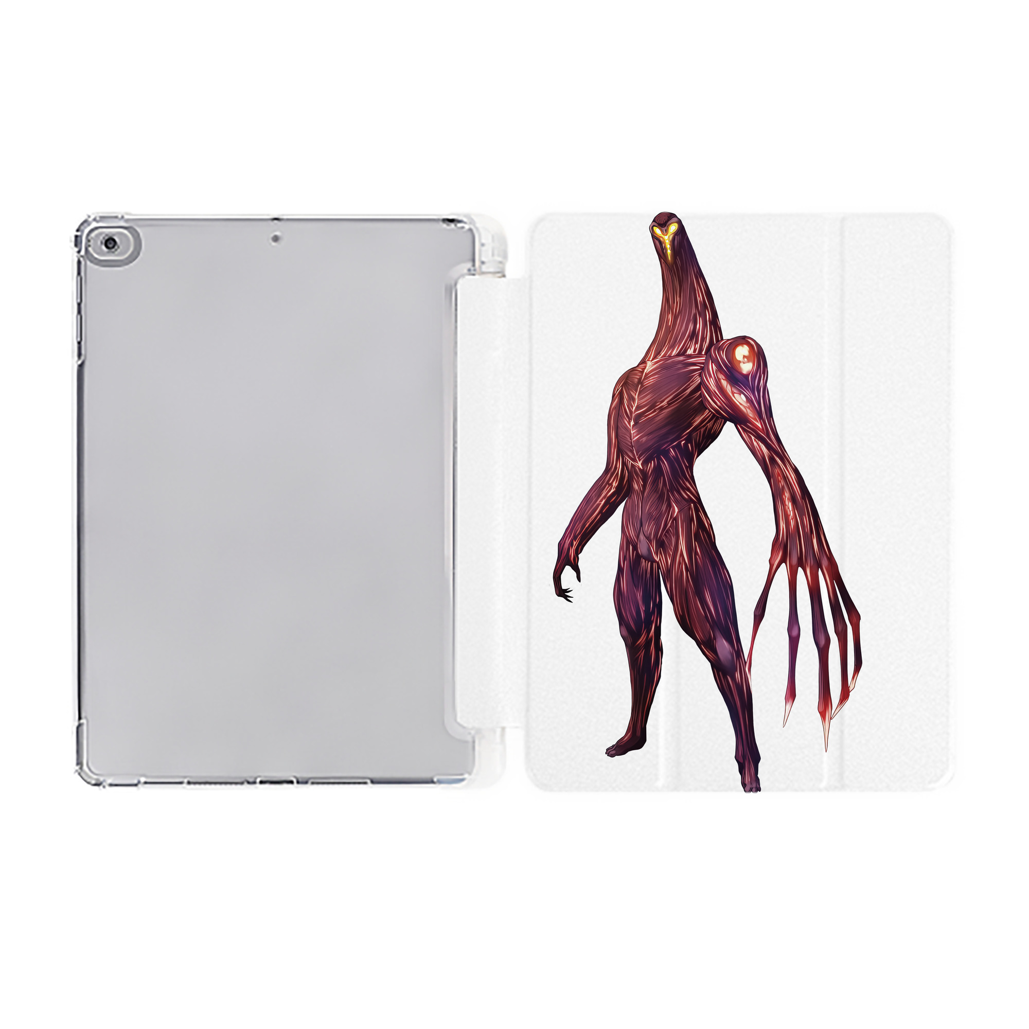 （画像用） ウルトラマン Ultraman IPad ケース ペン収納付き 三つ折りスタンド PUレザー×シリコン 対応機種9.5/10.5/10.9インチ